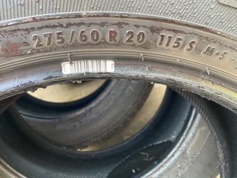 275/60 R20, only 7k miles . $480