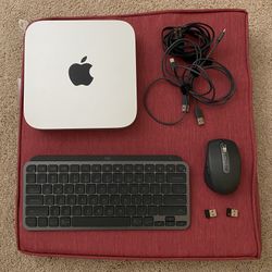 Apple Mac Mini M1 Bundled w/ Logitech Keyboard & Mouse - MX Keys Mini & MX Keys Mini 3