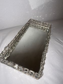 Perfume Tray with Mirror