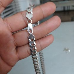 925italy Lirm Silver chain 