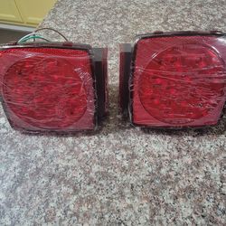 Submersible Square trailer LED  tail light