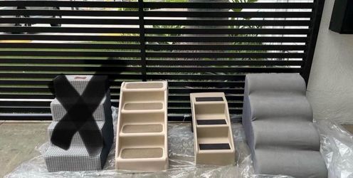 BRAND NEW PET STAIRS & RAMPS – MULTIPLE STYLES – $20–$45