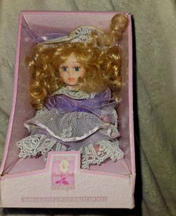 Handcrafted Jointed Porcelain Doll
