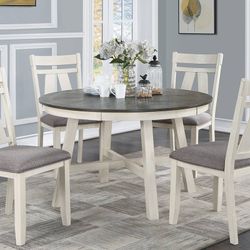 5 Piece Two Tone Dining Set