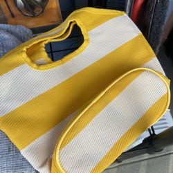 $5 Yellow Beach Purse