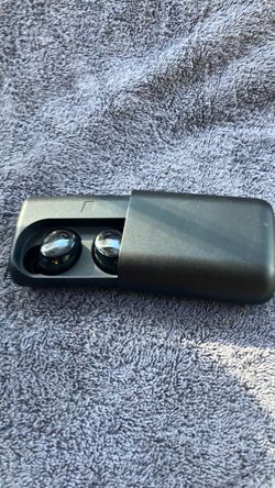 Black True Wireless Earbuds with Charging Case