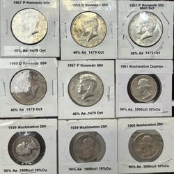 Silver Coin Each $50