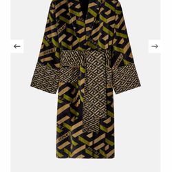 Versace La Greca Bathrobe Size Medium