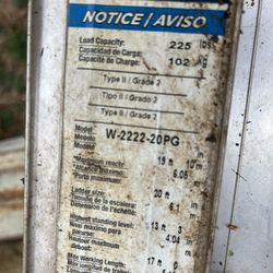 16 Ft Aluminum Ladder 