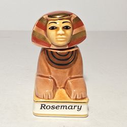 Danbury Mint Spices of the World Spice Jar Rosemary Egyptian Sphinx