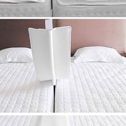 HITOMEN Bed Bridge, Twin to King Bed Converter Kit, Bed Gap Filler