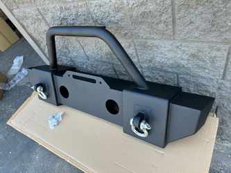 Jeep Wrangler JK JL Front Off Road Metal Bumper TOUGH TERRAIN