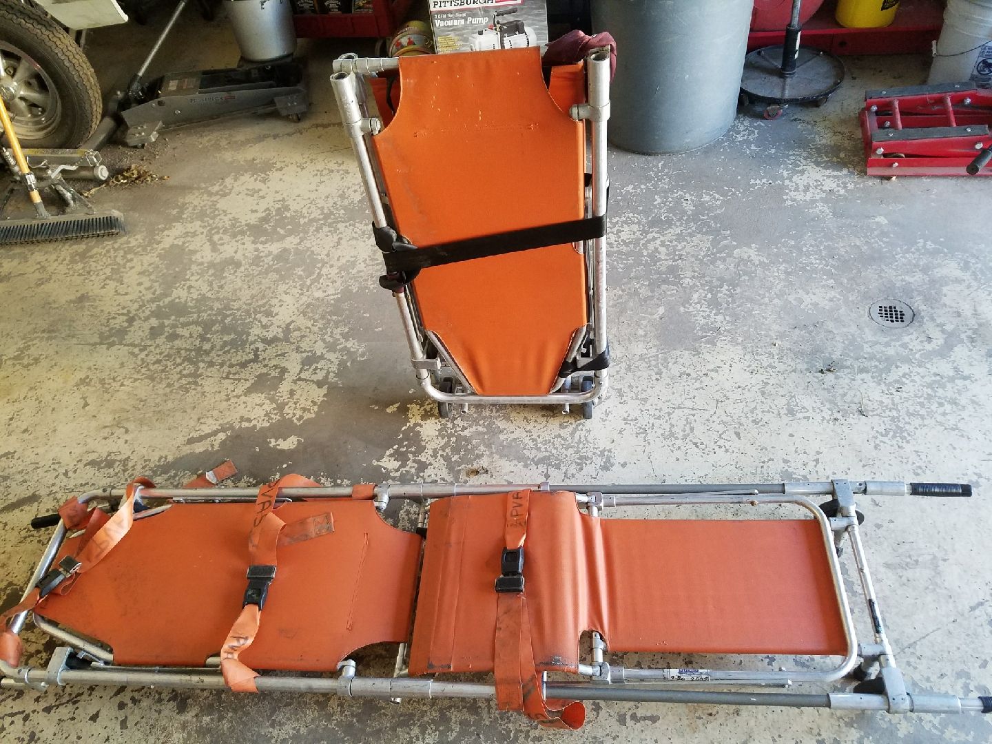 ×1 Ferno Cot converts to Stair chair!