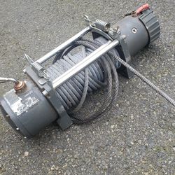 Vintage Project Warn Electric 12000 Lb Winch