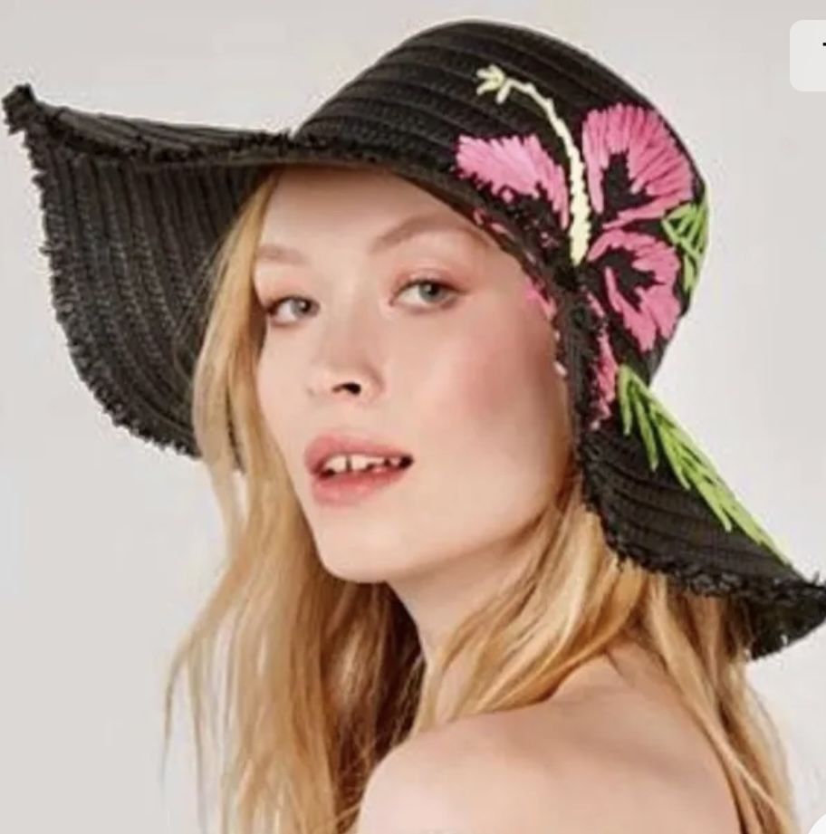 Betsey Johnson Straw Hat