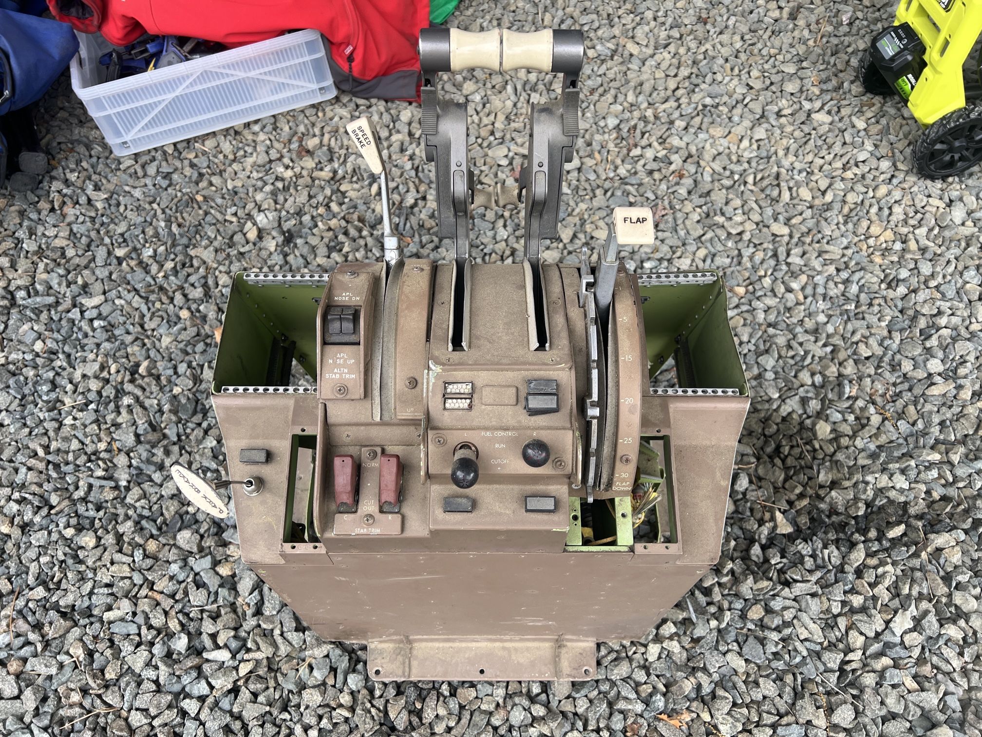 Boeing 737 Airplane throttle Quadrant Controls