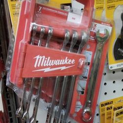 MILWAUKEE 7PC./P.  SAE COMBINATION WRENCH SET 
