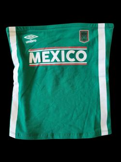 Mexico Soccer Blue Strapless Top