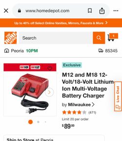 Milwaukee M12/M18 Multi-Voltage Battery Charger