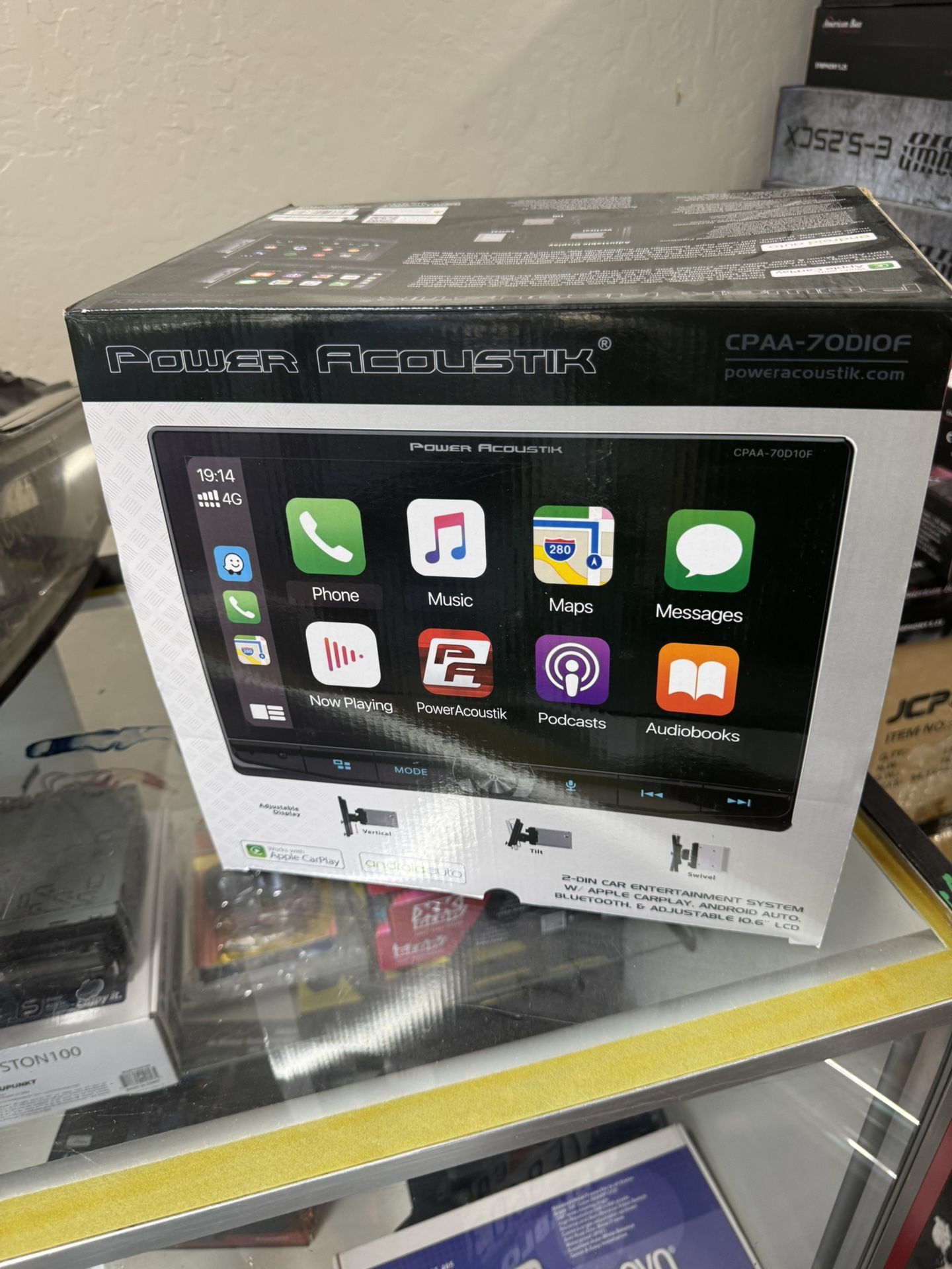 Power Acoustic Car Audio . Double Din Car Stereo 10.4 Screen New