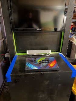 Arcade Fight Stick Controller with Colorful Art
