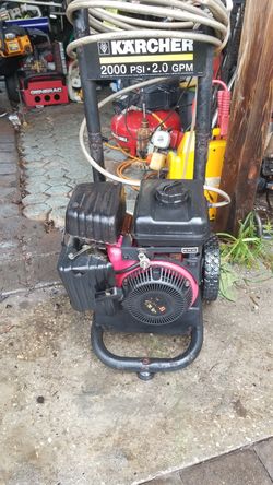A.S.I.S 2.000 P.S.I KARCHER PRESSURE WASHER needs a new carb