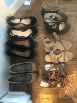 Various Wedge Heels - $1 to $5