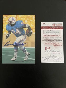 Earl Campbell Autograph