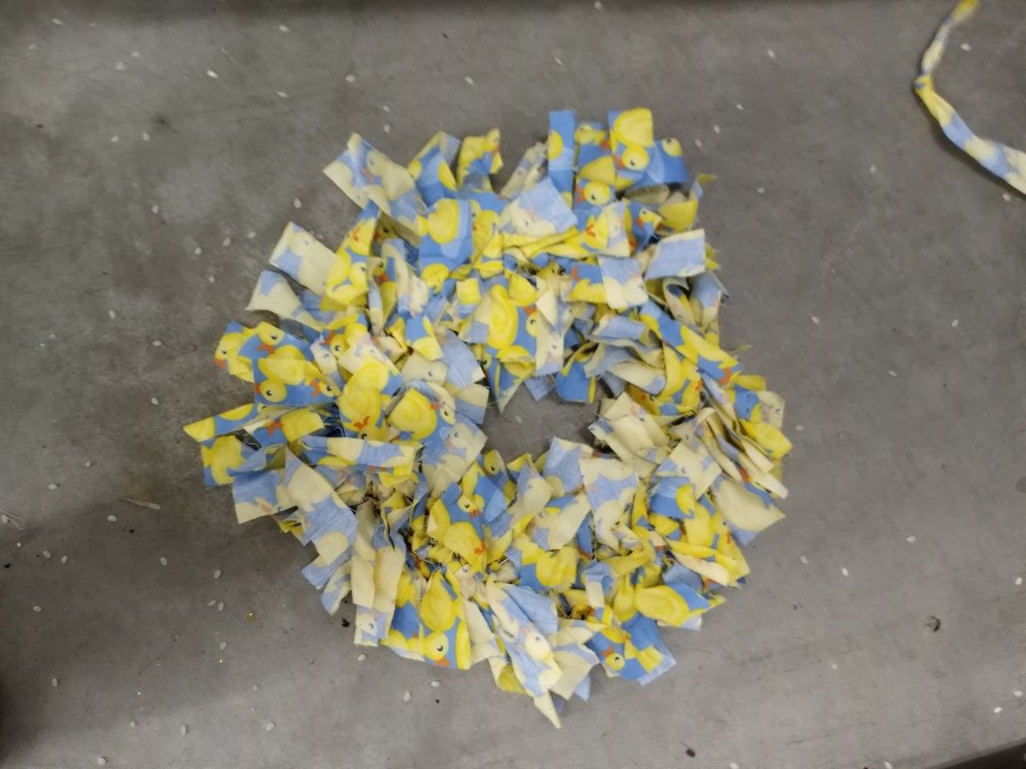 Kids Duck Themed Small Handmade Wreath