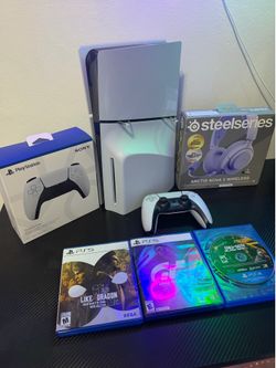 Ps5 slim disc Bundle. Read the description!