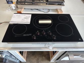 GE 36 built-in knob control electric cooktop