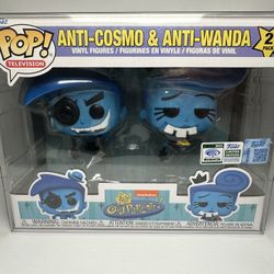 Anti Cosmo and Anti Wanda Funko Pop Con Sticker