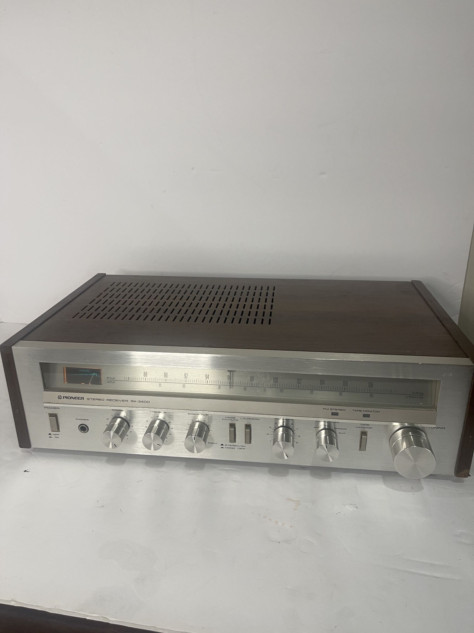 Vintage Pioneer Sx-3400 Stereo Receiver
