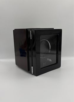 Single automatic spinning watch box