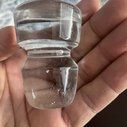 Vintage glass bottle top