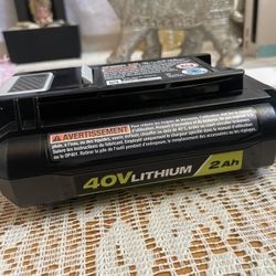Ryobi 40v 2ah Battery
