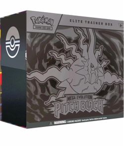 Pokemon Mega Evolution Pitch Black Elite Trainer Box Factory Sealed