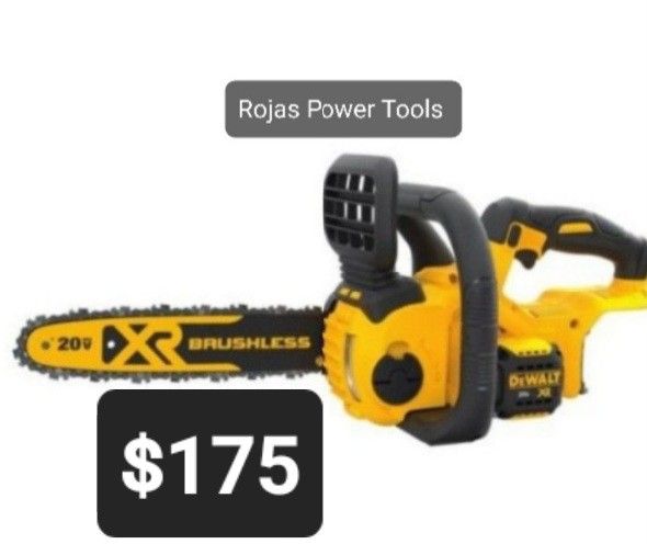 DEWALT 20V XR BRUSHLESS CHAIN SAW