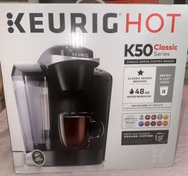 Keurig - K- Classic K50 Single Serve K-Cup Pod Coffee Maker - Black