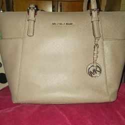 Michael Kors Gray Satchel 