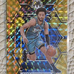 NBA PISTONS CADE CUNNINGHAM MOSAIC PRIZM CARD BEAUTIFUL BASKETBALL CARD