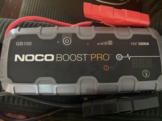 NOCO Boost Pro GB150 3000A 12V UltraSafe Portable Lithium Battery Jump Starter GREAT CONDITION
