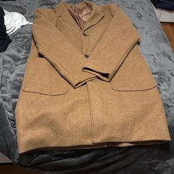 Camel hair Colored Overcoat