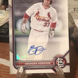 2022 Bowman Prospect Autographs Brendan Donovan PPA-BD