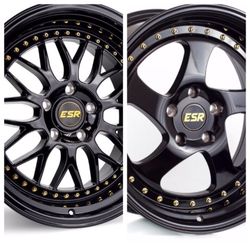 ESR Rim 18" 5x100 5x120 5x114 (only 50 down payment/ no CREDIT CHECK)