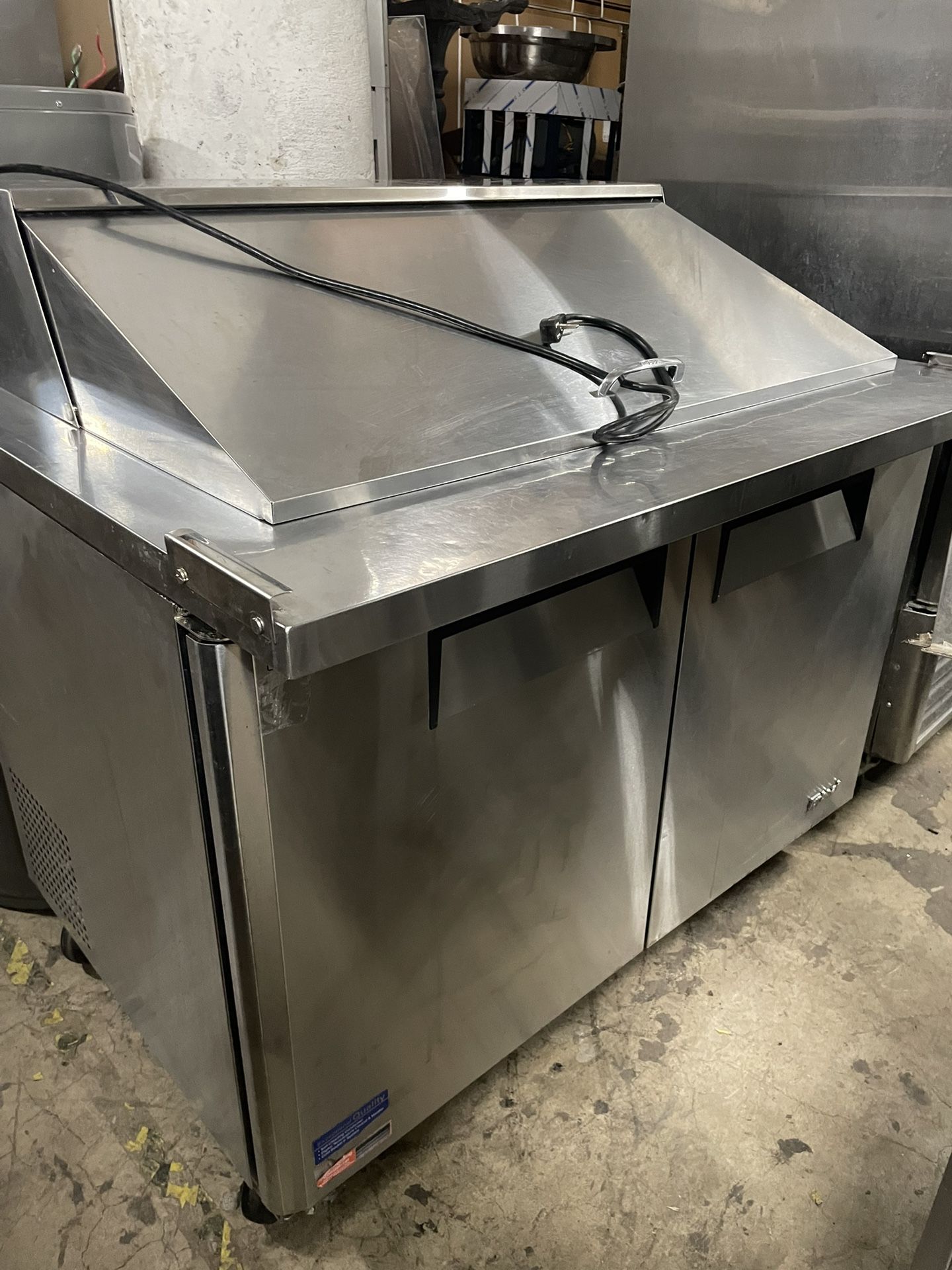 Used Turbo Air MST-48-18-N 48” Mega Top Sandwich Prep Cooler