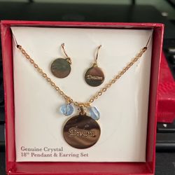 Earrings And Pendant Set