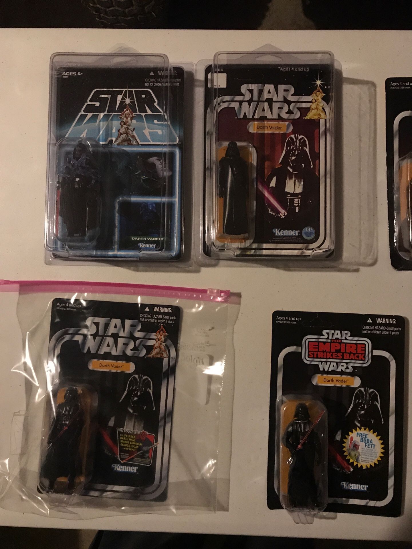 Darth Vader highly collectible action figure lot