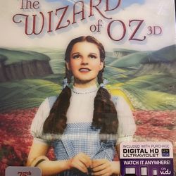 The WIZARD Of OZ 3D (3D Blu-Ray + Blu-Ray + Digital-2013) NEW!
