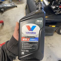20w-50 VR1 valvoline full synthetic